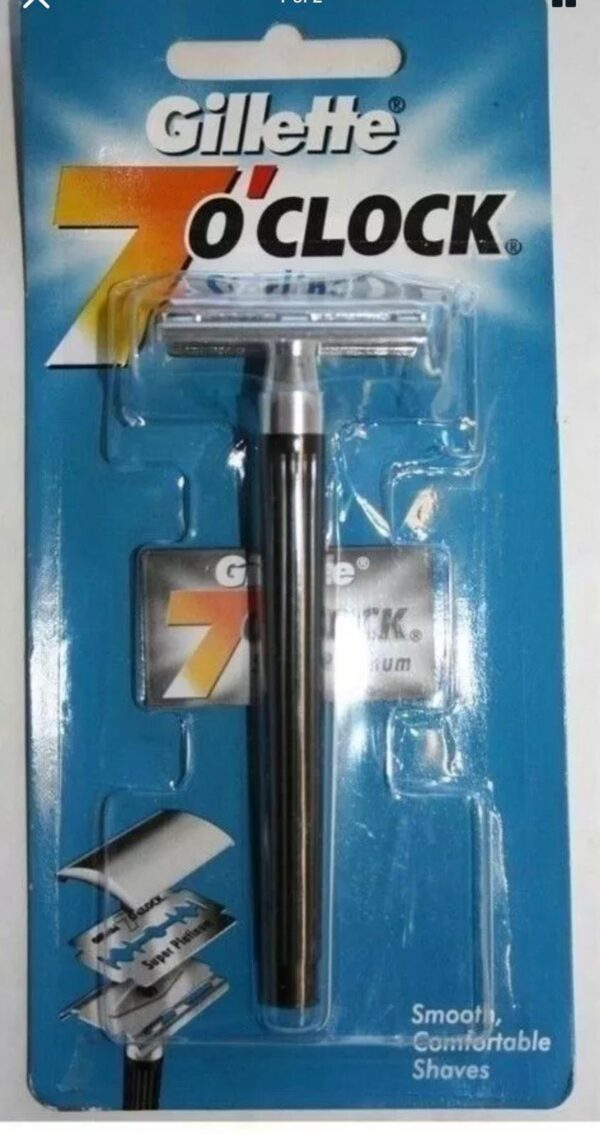 Gillette 7Oclock sterling rajor
