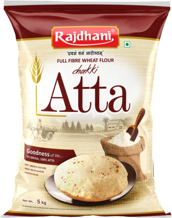 Rajdhani Chakki Fresh Atta(5Kg)